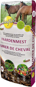 Fumier de cheval BIO 40L -P/45 Amendement organique SANIFLOR