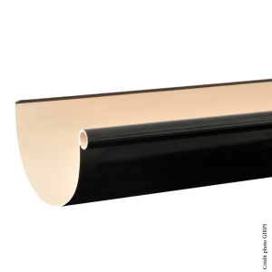 Gouttière PVC dév.25 en 4ml NOIRE