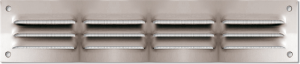 Grille ALU anodisé 240x50mm en applique avec moustiquaire