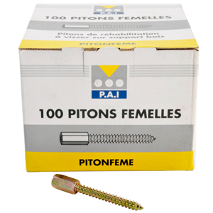 Piton de réhabilitation femelle - 100 pces
