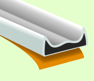 Joint Premium Blanc 1/3mm x 6m - portes et fenêtres Bon état