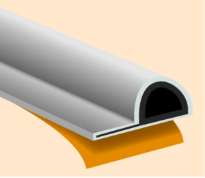 Joint Premium Marron 2/4,5mm x 6m - portes et fenêtres Mauvais état