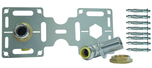 Kit  platine douche TOUTUB Ø16