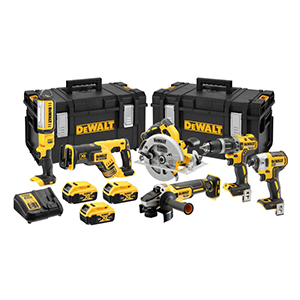 Kit 6 Outils XR 18V 5Ah LI-ION brushless DEWALT DCK623P3