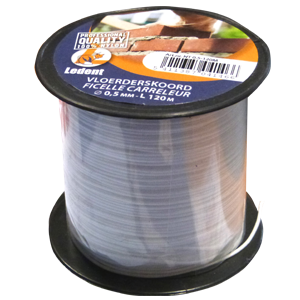 Fil carreleur blanc 0,5mm L.120m