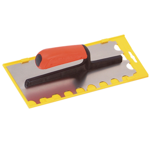 Platoir inox 28x12cm dents 1/2 rondes