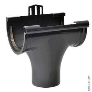 Naissance centrale PVC à joint  dév.25 NOIRE