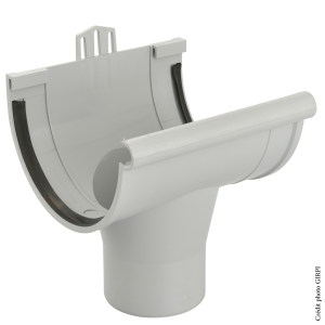 Naissance centrale PVC à joint dév.33 GRISE