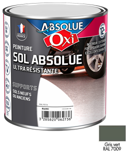 Peinture SOL ABSOLUE Gris Vert 0,5L RAL 7009