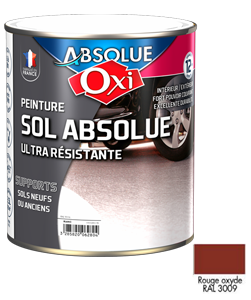Peinture SOL ABSOLUE Rouge Oxyde 2,5L RAL 3009