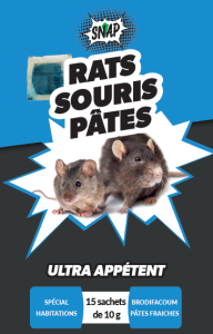 Raticide Souricide pâte 150g - SNAP