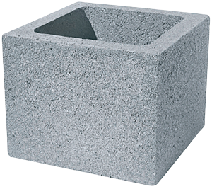 Pilier Béton 26x26x20cm à enduire LOON-PLAGE