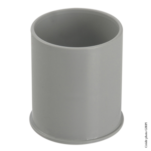 Manchon PVC eaux pluviales Ø50mm GRIS
