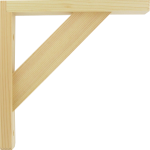 Console 190x190x35mm Pin naturel