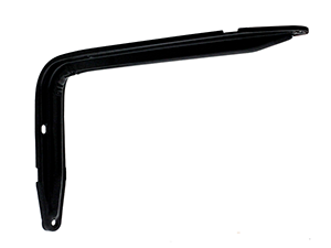Console équerre embouti 150x230mm noir