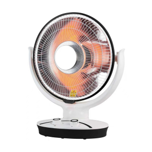 Chauffage de table infrarouge parabolique 500/1100W 360mm Blanc