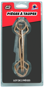 2 pièges à taupe avec tendeurs - SNAP