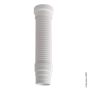 Pipe souple extensible longue Ø110/100 L32 à 54cm. FIN DE SERIE