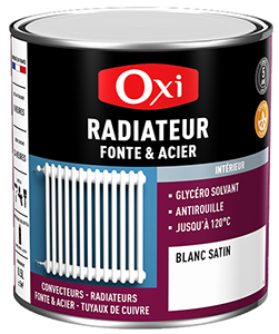 Peinture RADIATEUR FONTE Blanc satin 1,5L