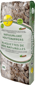 Plaquettes de bois naturelles 10/40 60L SANIFLOR