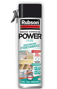 Mousse expansive Power Pure RUBSON 500ml - FIN DE SERIE
