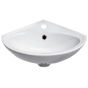 Lave-mains d'angle 35x35cm blanc SIGMA