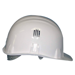 Casque de chantier blanc BRENNUS