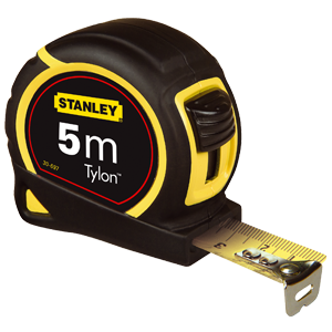 Mètre ruban bimatière TYLON 5mx19mm