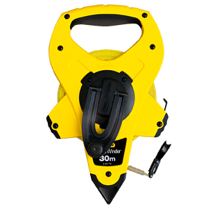 Mètre ruban fibre de verre 30m POWERWINDER Classe III