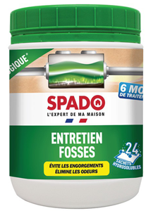 Entretien fosses 6 mois SPADO formule biologique - 24 doses