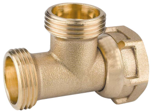 Té mâle-mâle-femelle à écrou mobile 20x27