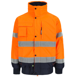 Veste haute-visibilité TARVOS orange/ bleu marine Taille M HEROCK