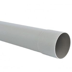 Tuyau PVC Ø80mm en 4ml eaux pluviales GRIS