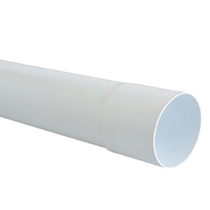 Tuyau PVC Ø80mm en 4ml eaux pluviales BLANC