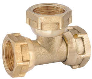 Té femelle à 3 écrous mobiles 20x27