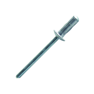 50 Rivets acier tête plate Ø3,2x8mm avec forêt