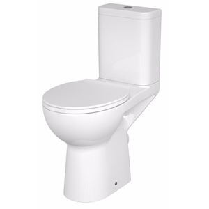 Pack WC Surelevé ETIUDA NF blanc SH sans bride, abattant frein chute