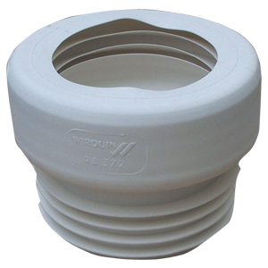 Sortie de cuvette droite PVC