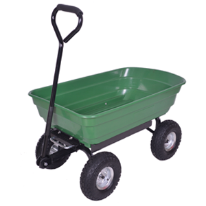 Remorque basculante VERTE maxi 250kg dim. 94,5x50,5x21 cm - XBITC250 ne convient pas pour les enfants