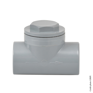 Clapet anti-retour PVC Ø40mm Femelle/Femelle