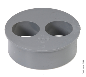 Réduction plate PVC 100x50x40mm Mâle/Femelle