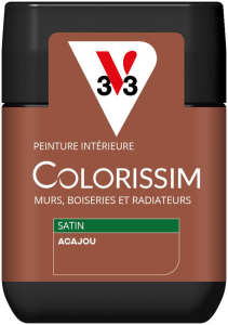Peinture COLORISSIM Satin 0,075L Acajou Testeur