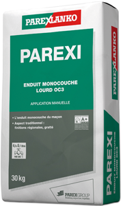 Enduit monocouche manuel PAREXI - 30kg J40 sable jaune