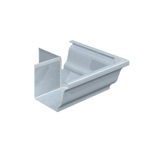 Angle zinc extérieur mouluré