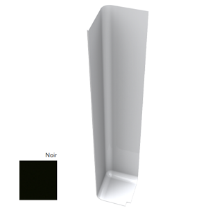Angle extérieur 300mm PVC cellulaire noir