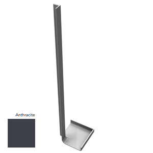 Angle intérieur 300mm PVC cellulaire gris anthracite