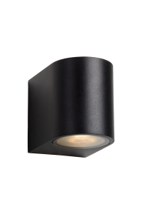 Applique extérieure ZORA-LED noire 1xGU10 5W 3000K - FIN DE SERIE