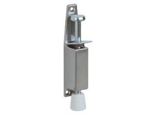 Arrêt de porte modèle à pédale h.130mm gris