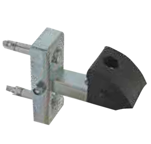 Arrêt de grille à ressort mural