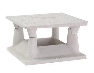 Aspirateur Conduit de Cheminée 20x20 Gris